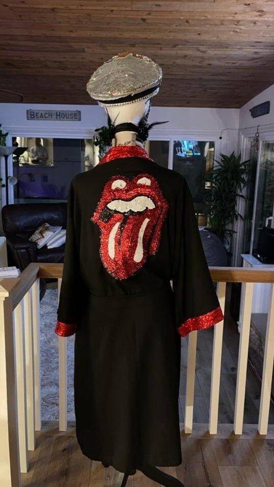 The Rolling Stones Kimono - Concert Outfit - Festival Clothing - Rave Outfit