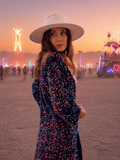 Velvet Rainbow Sequin Kimono